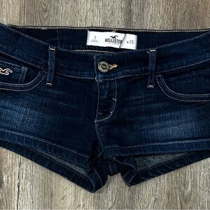 Hollister Navy Blue Denim Shorts